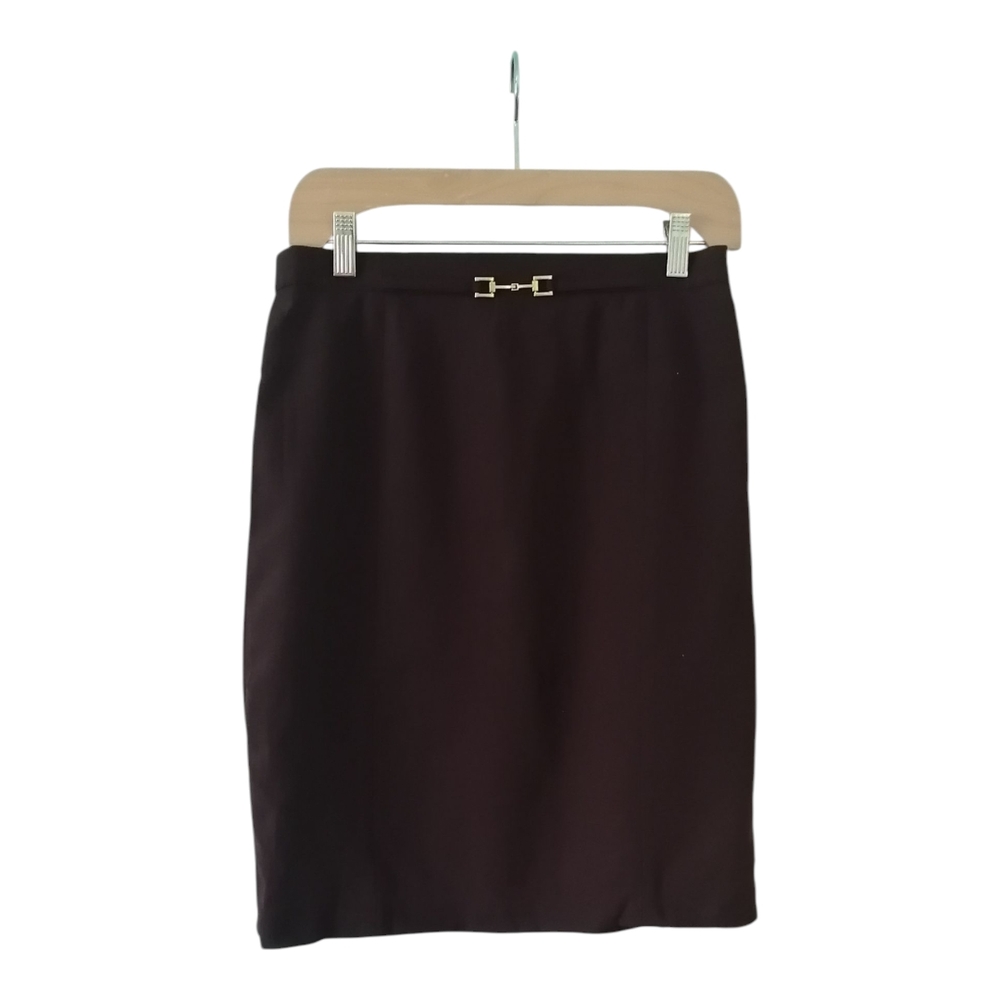 Basler Brown Pencil Skirt Knee-Length Work